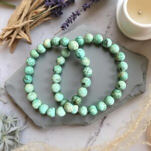 🆕 8mm Peruvian Turquoise Bracelet 💫